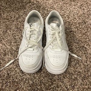 Nike Air Force 1s shadow size 7.5 used but in decent condition